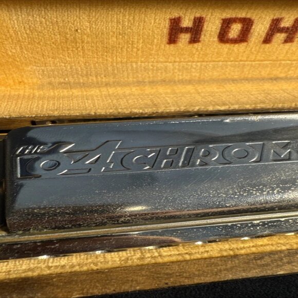 Vintage Hohner 64 Chromonica Model 280/64 in C With Original Storage Box - Picture 5 of 6